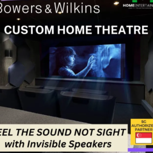 Bowers & Wilkins | BenQ | Yamaha 7.1 Dolby Atmos Home Theatre System with 120-inch ALR Screen